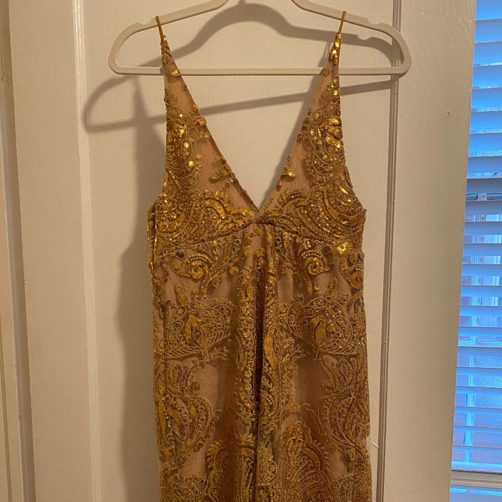 FREE PEOPLE: Night Shimmers Mini Dress - Picture 5 of 7